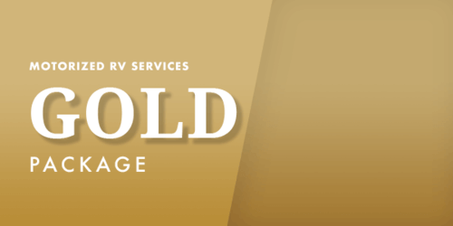 motorized rv services gold package