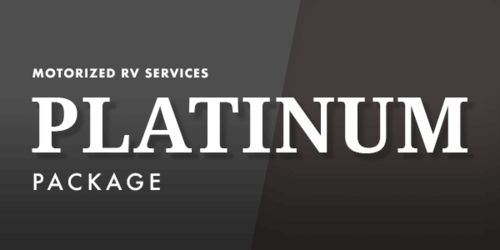 platinum motorized RV services package