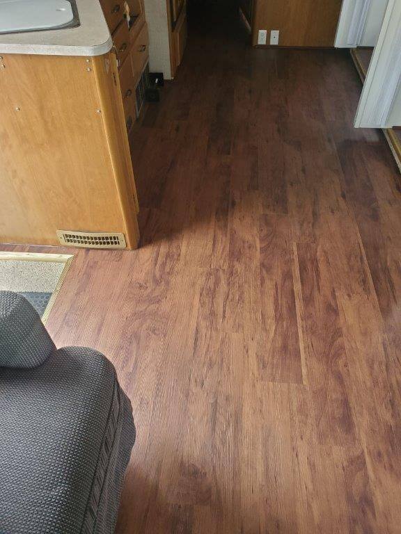 RV floors after replacement