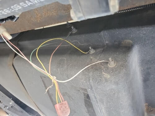 How to Prevent RV Tank Sensor Issues While Camping | The RV Masters in New Orleans, LA. Image of an RV tank sensor’s wiring.